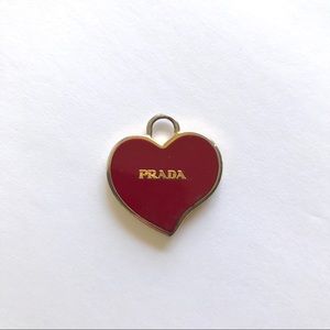 AUTHENTIC Prada Heart Pendant